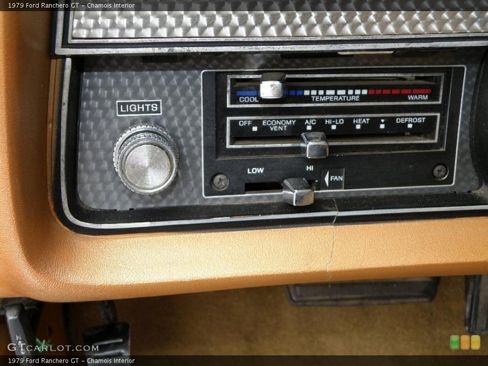 Chamois Interior Controls for the 1979 Ford Ranchero GT #34570410