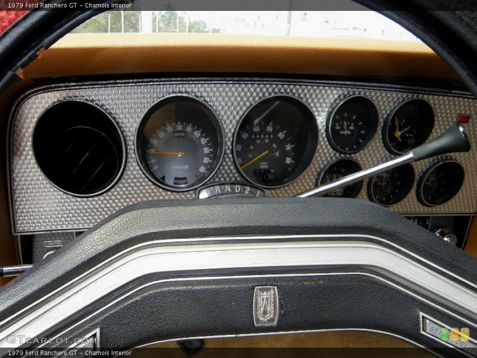 Chamois Interior Gauges for the 1979 Ford Ranchero GT #34570426