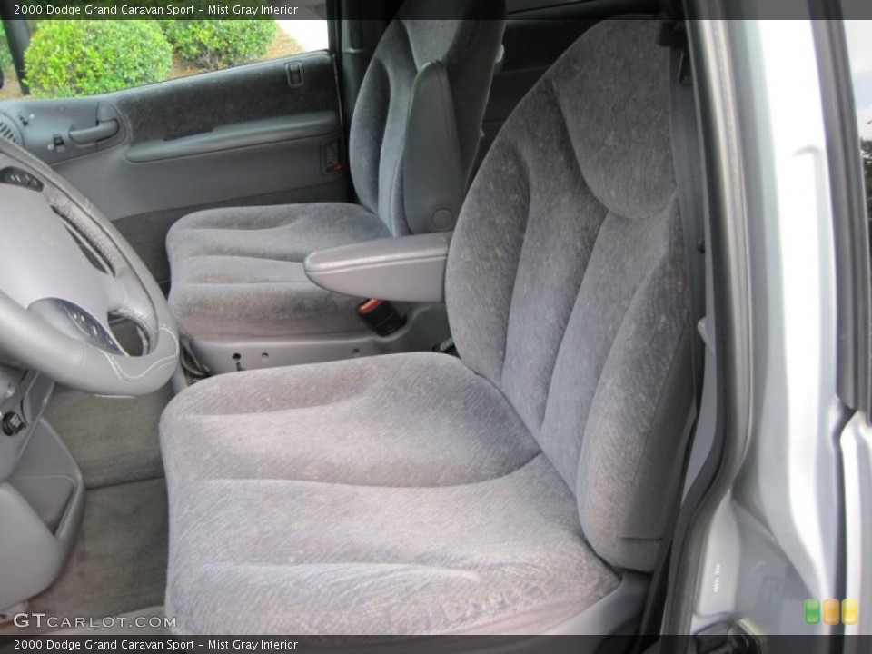 Mist Gray Interior Front Seat for the 2000 Dodge Grand Caravan Sport #34572718