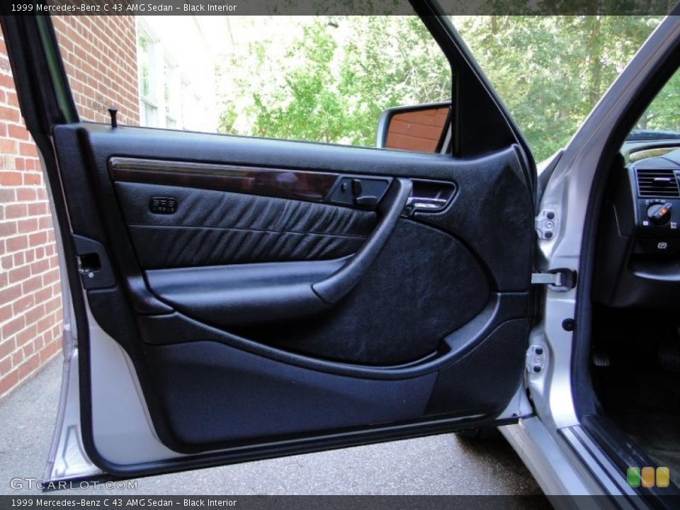 Black Interior Door Panel for the 1999 Mercedes-Benz C 43 AMG Sedan #34792861