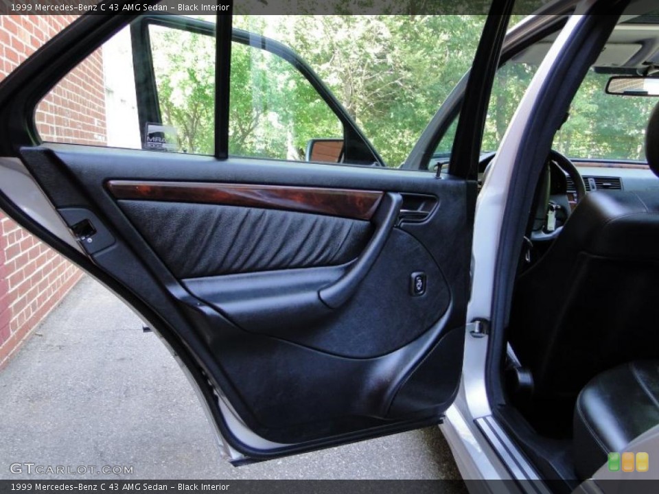 Black Interior Door Panel for the 1999 Mercedes-Benz C 43 AMG Sedan #34792869