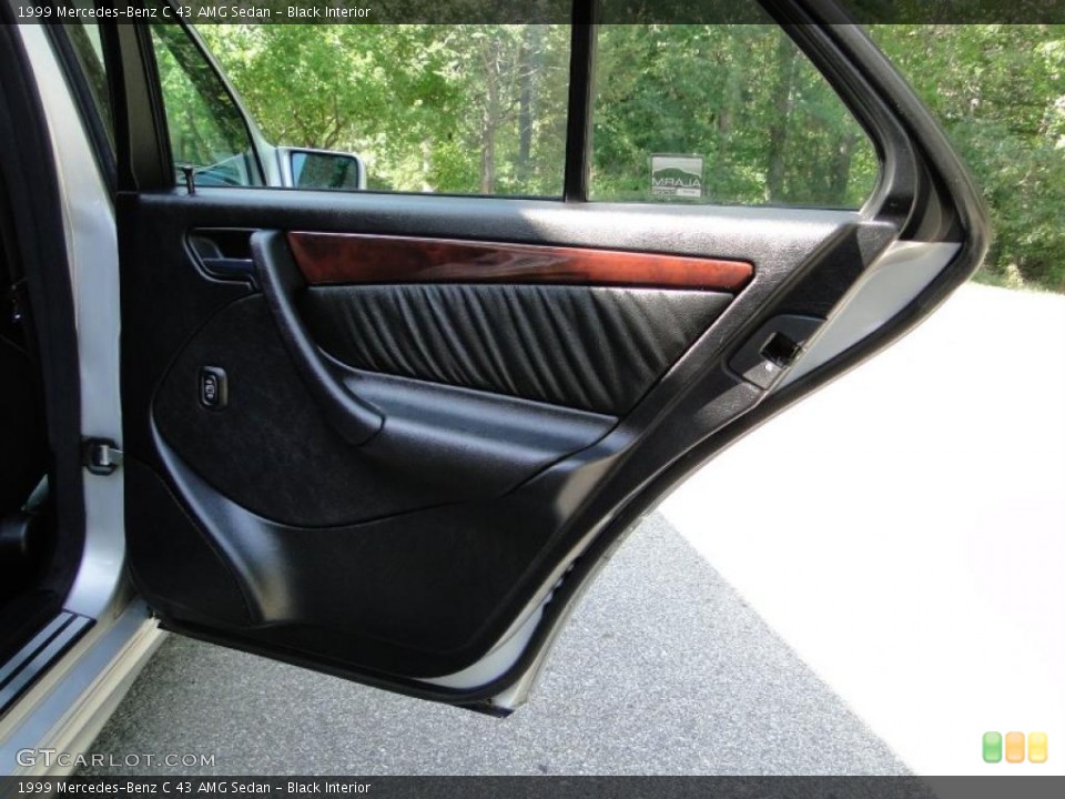 Black Interior Door Panel for the 1999 Mercedes-Benz C 43 AMG Sedan #34792881