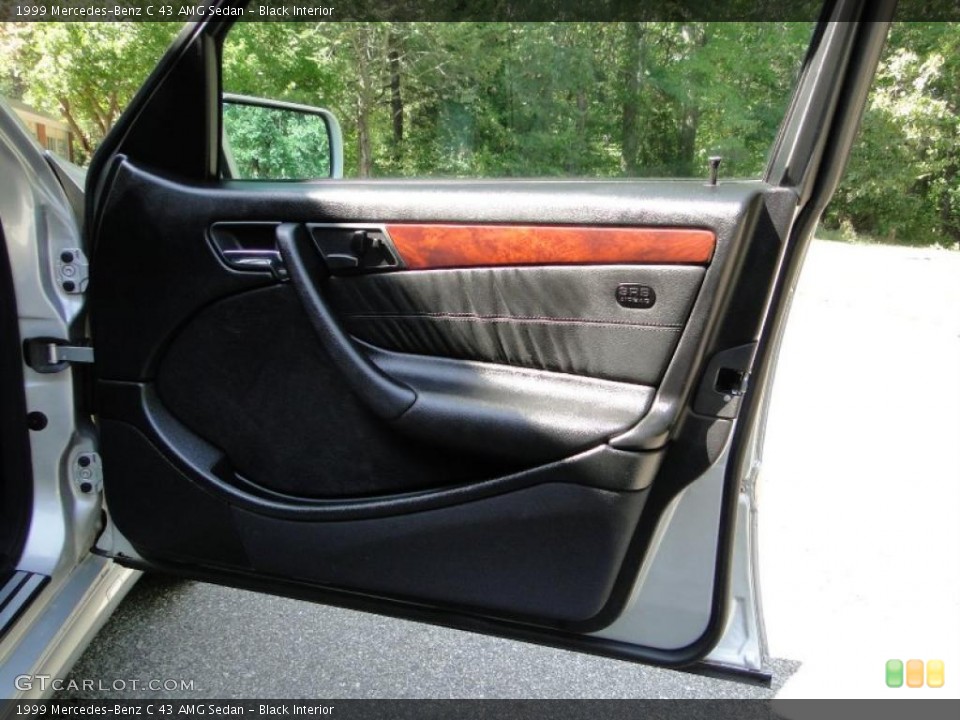 Black Interior Door Panel for the 1999 Mercedes-Benz C 43 AMG Sedan #34792893