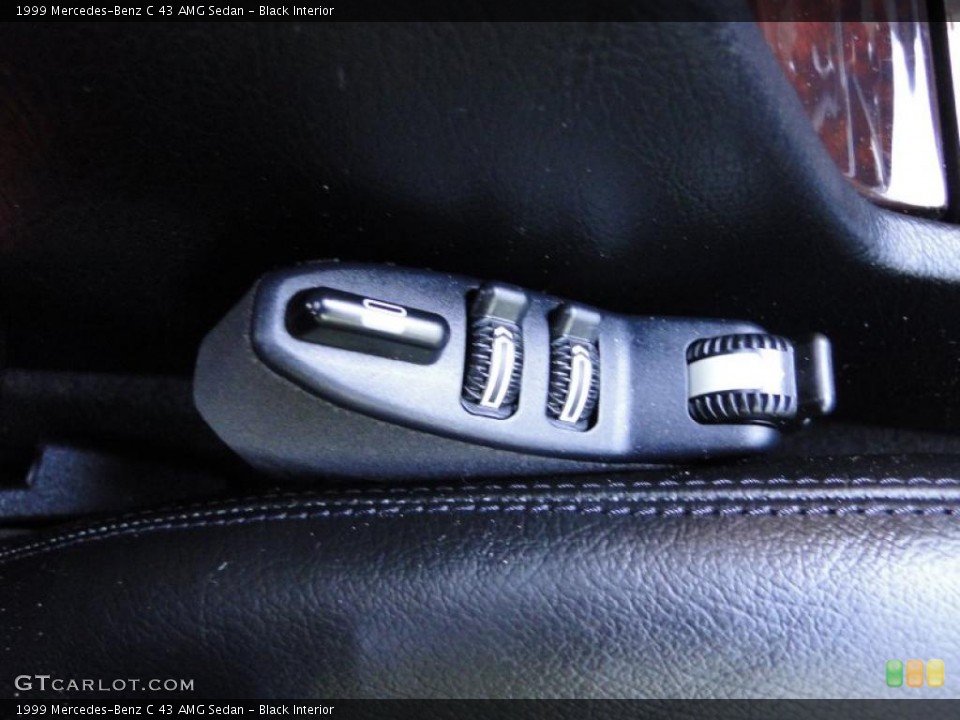 Black Interior Controls for the 1999 Mercedes-Benz C 43 AMG Sedan #34792937