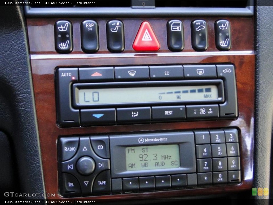 Black Interior Audio System for the 1999 Mercedes-Benz C 43 AMG Sedan #34793049
