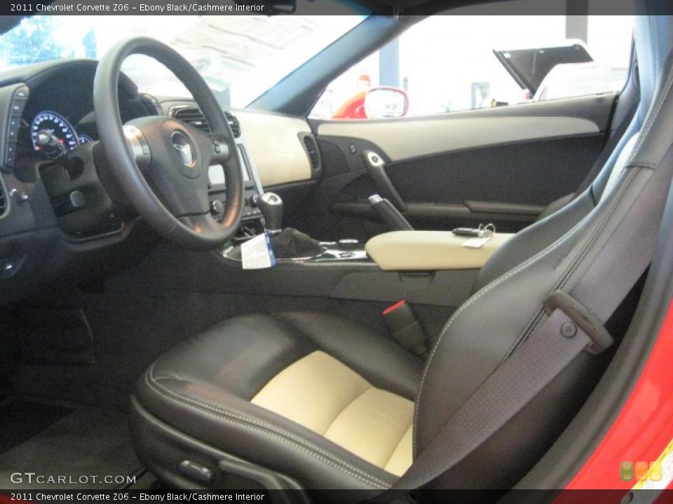 Ebony Black/Cashmere Interior Photo for the 2011 Chevrolet Corvette Z06 #34884362
