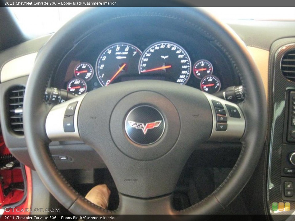 Ebony Black/Cashmere Interior Gauges for the 2011 Chevrolet Corvette Z06 #34884397