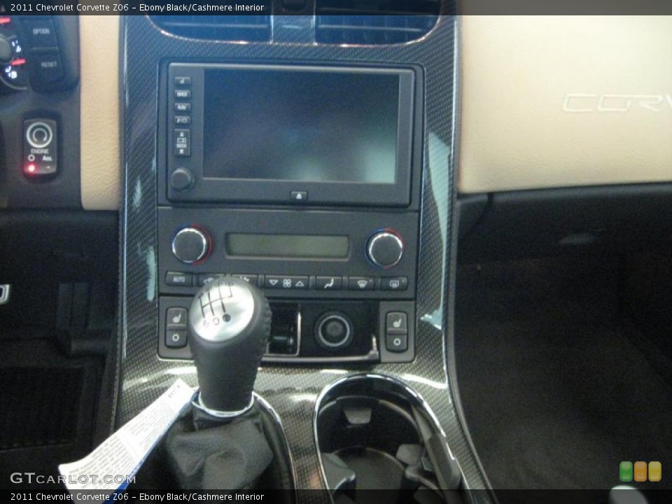 Ebony Black/Cashmere Interior Transmission for the 2011 Chevrolet Corvette Z06 #34884432
