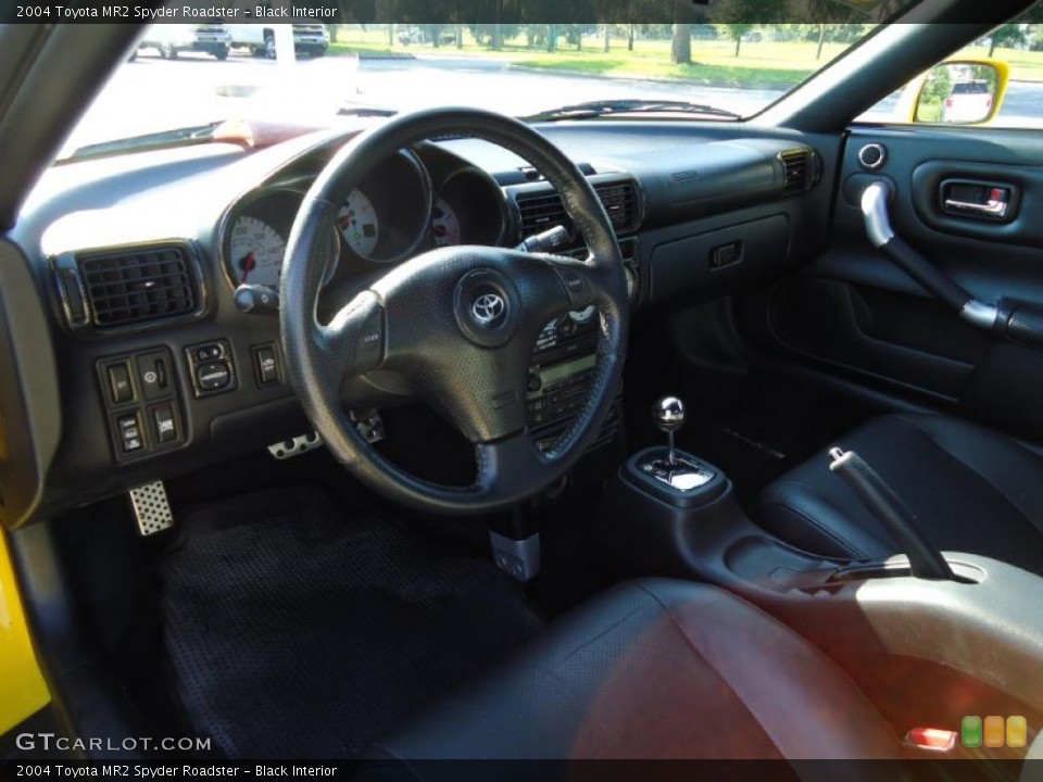 Black Interior Photo for the 2004 Toyota MR2 Spyder Roadster #34890694