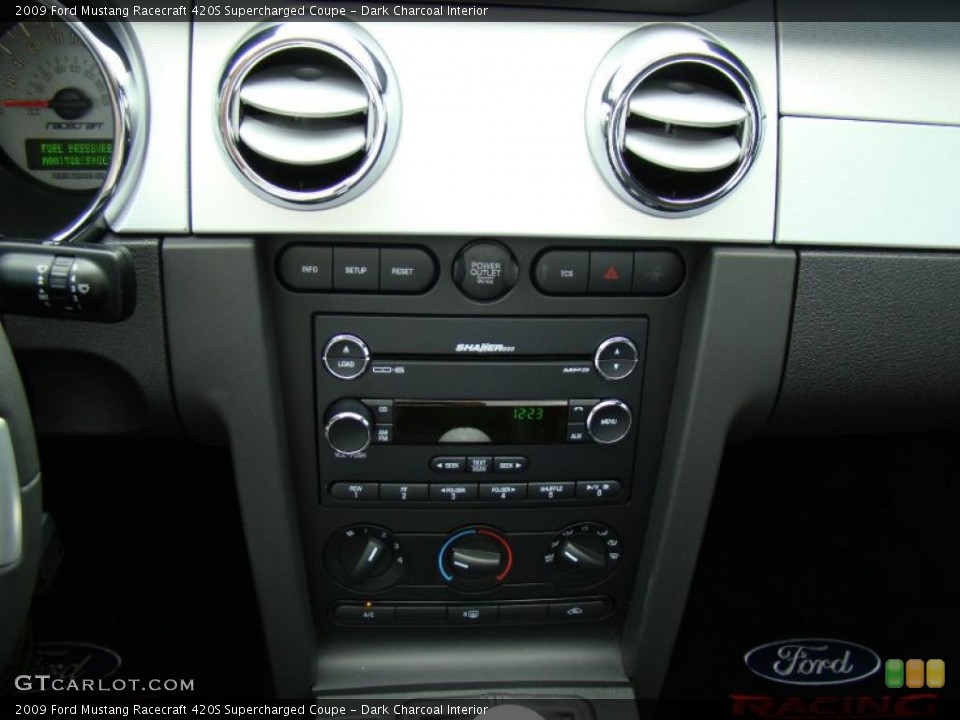 Dark Charcoal Interior Controls for the 2009 Ford Mustang Racecraft 420S Supercharged Coupe #34992051