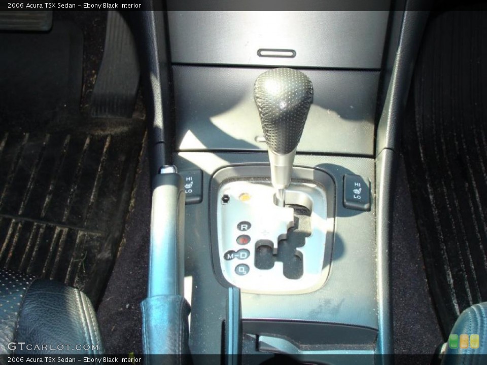 Ebony Black Interior Transmission for the 2006 Acura TSX Sedan #35022116
