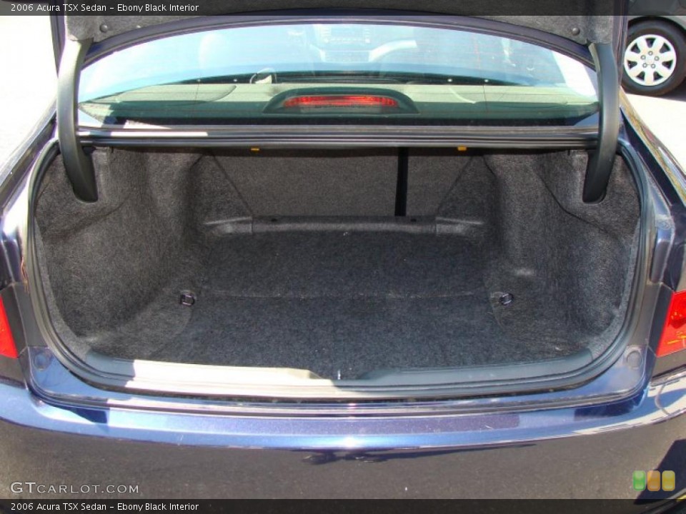 Ebony Black Interior Trunk for the 2006 Acura TSX Sedan #35022148