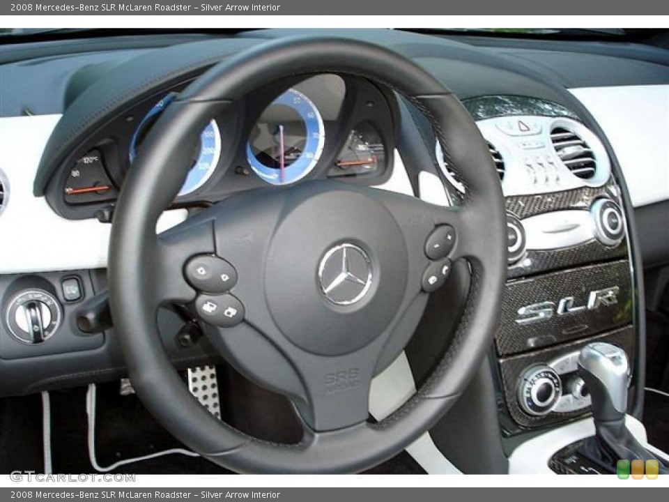 Silver Arrow Interior Steering Wheel for the 2008 Mercedes-Benz SLR McLaren Roadster #35040436