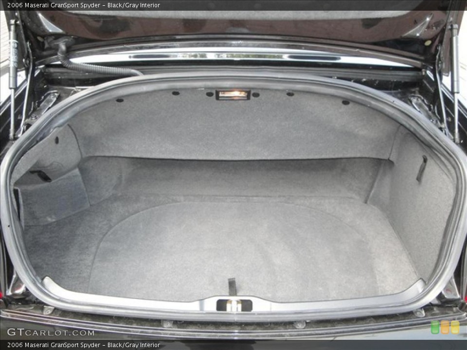 Black/Gray Interior Trunk for the 2006 Maserati GranSport Spyder #35056399