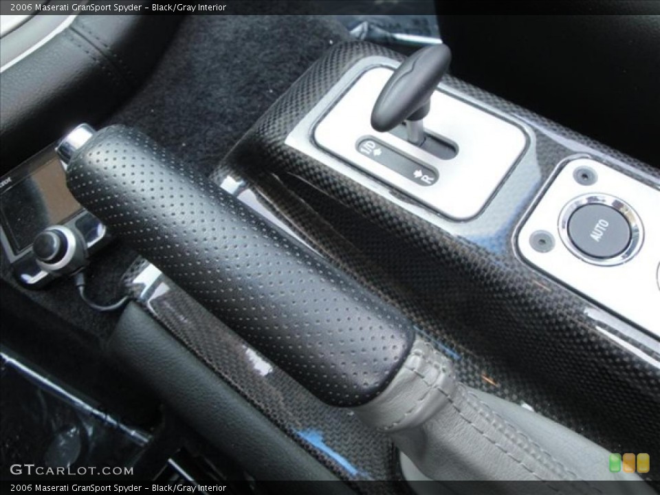 Black/Gray Interior Transmission for the 2006 Maserati GranSport Spyder #35056675