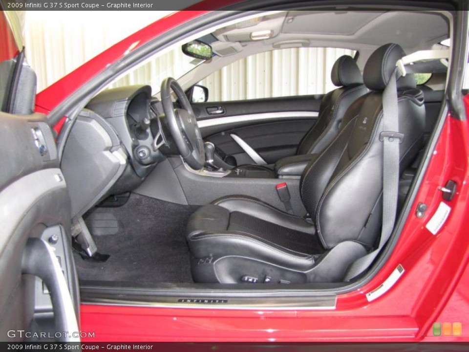 Graphite Interior Photo for the 2009 Infiniti G 37 S Sport Coupe #35099897