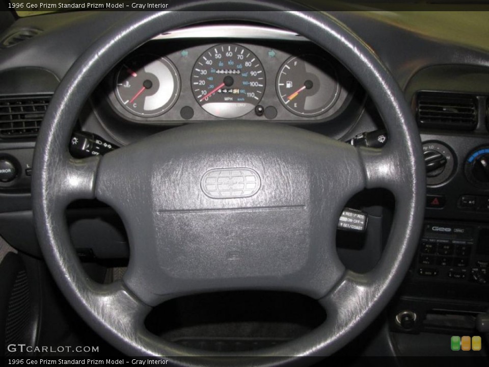 Gray Interior Steering Wheel for the 1996 Geo Prizm  #35263101