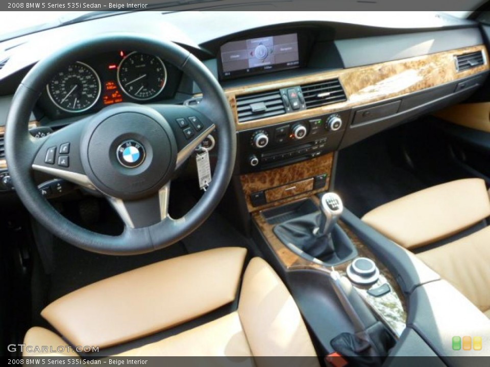 Beige Interior Transmission for the 2008 BMW 5 Series 535i Sedan #35292356