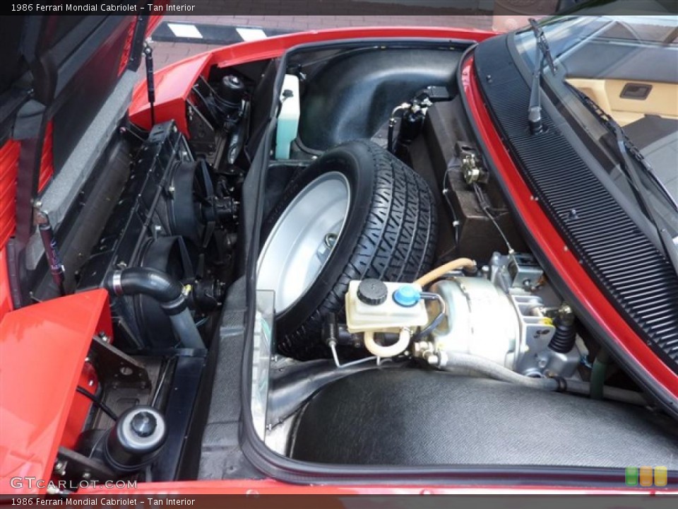 Tan Interior Trunk for the 1986 Ferrari Mondial Cabriolet #35355141