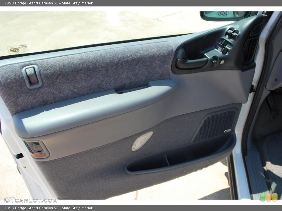 Slate Gray Interior Door Panel for the 1998 Dodge Grand Caravan SE #35519425