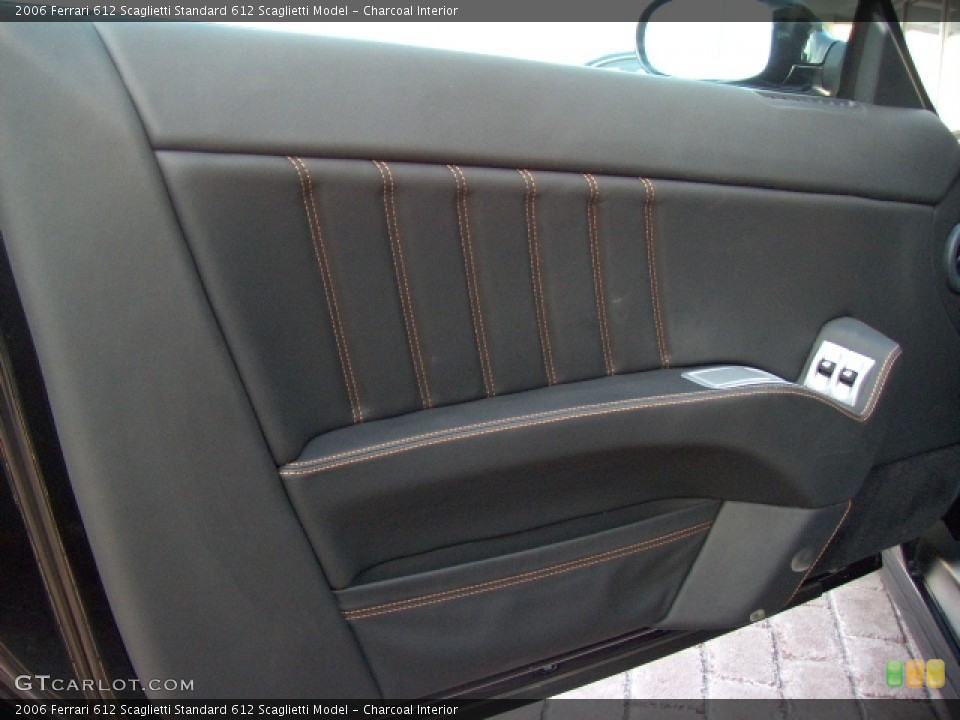 Charcoal Interior Door Panel for the 2006 Ferrari 612 Scaglietti  #3556799