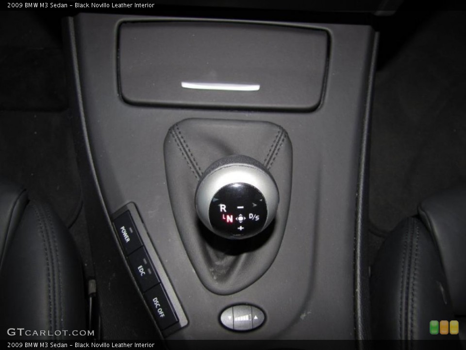 Black Novillo Leather Interior Transmission for the 2009 BMW M3 Sedan #35574398