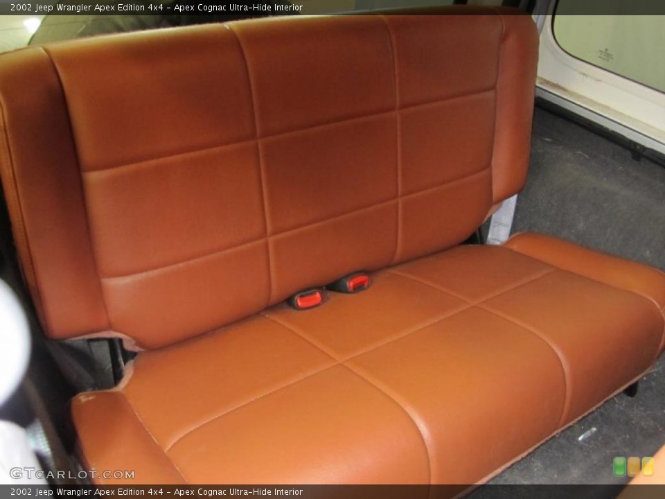 Apex Cognac Ultra-Hide Interior Rear Seat for the 2002 Jeep Wrangler Apex Edition 4x4 #35667777