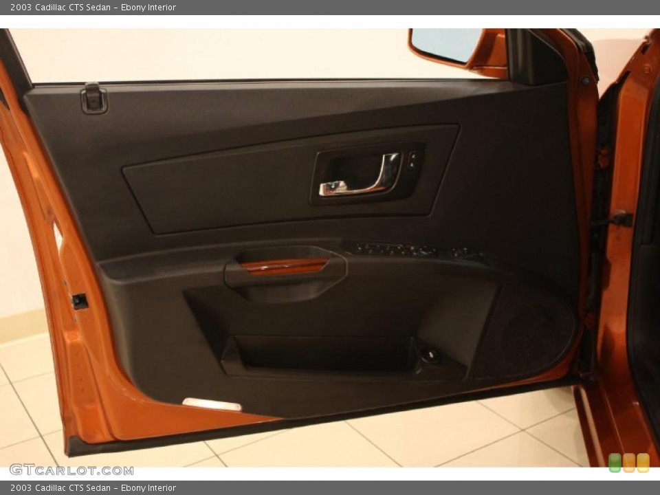Ebony Interior Door Panel for the 2003 Cadillac CTS Sedan #35831016