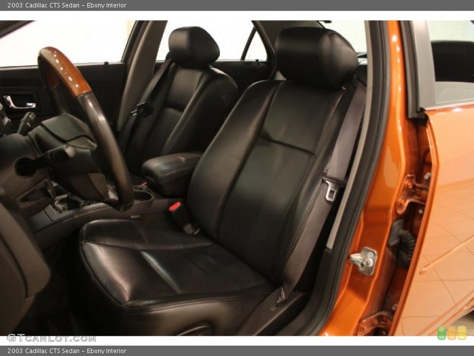 Ebony Interior Photo for the 2003 Cadillac CTS Sedan #35831048