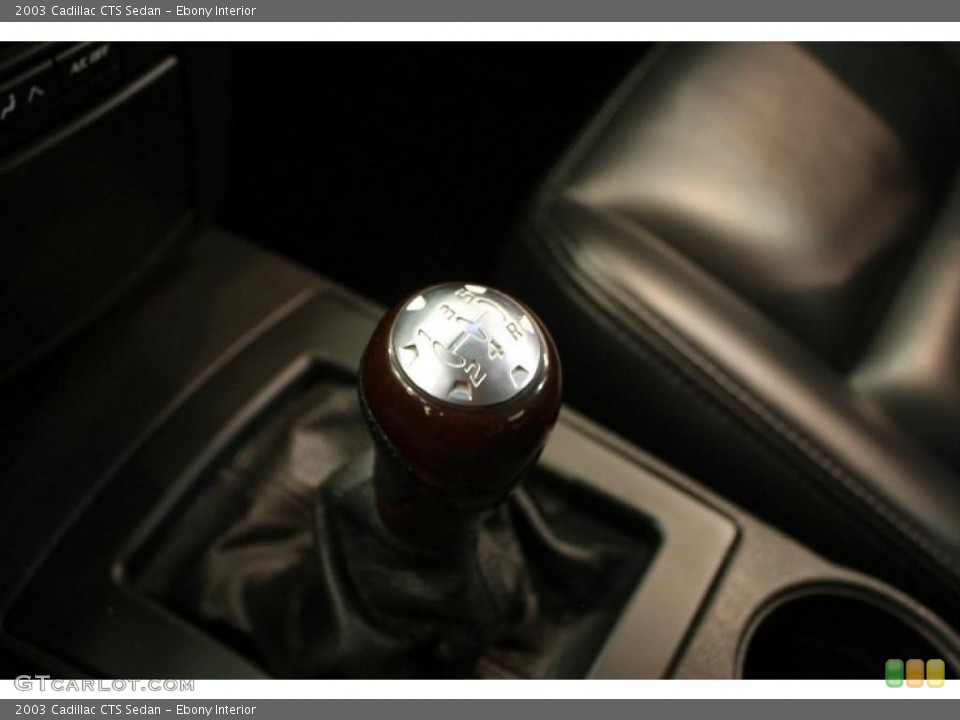 Ebony Interior Transmission for the 2003 Cadillac CTS Sedan #35831144