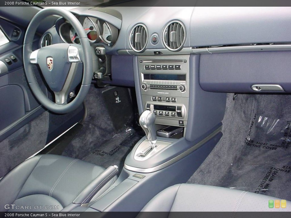 Sea Blue Interior Dashboard for the 2008 Porsche Cayman S #358479