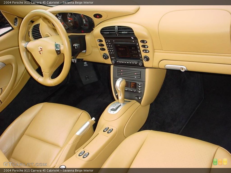 Savanna Beige Interior Photo for the 2004 Porsche 911 Carrera 4S Cabriolet #359601