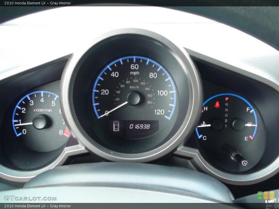 Gray Interior Gauges for the 2010 Honda Element LX #35988561