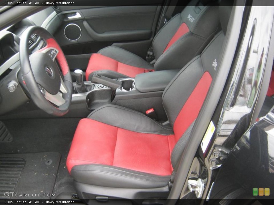Onyx/Red Interior Photo for the 2009 Pontiac G8 GXP #36021233