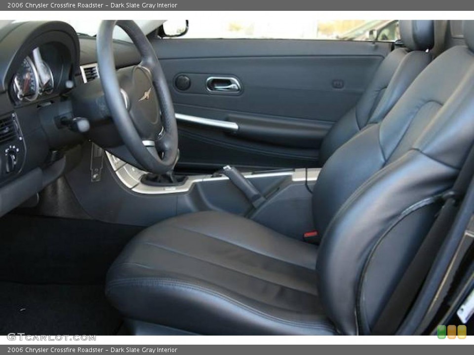 Dark Slate Gray Interior Photo for the 2006 Chrysler Crossfire Roadster #3603516