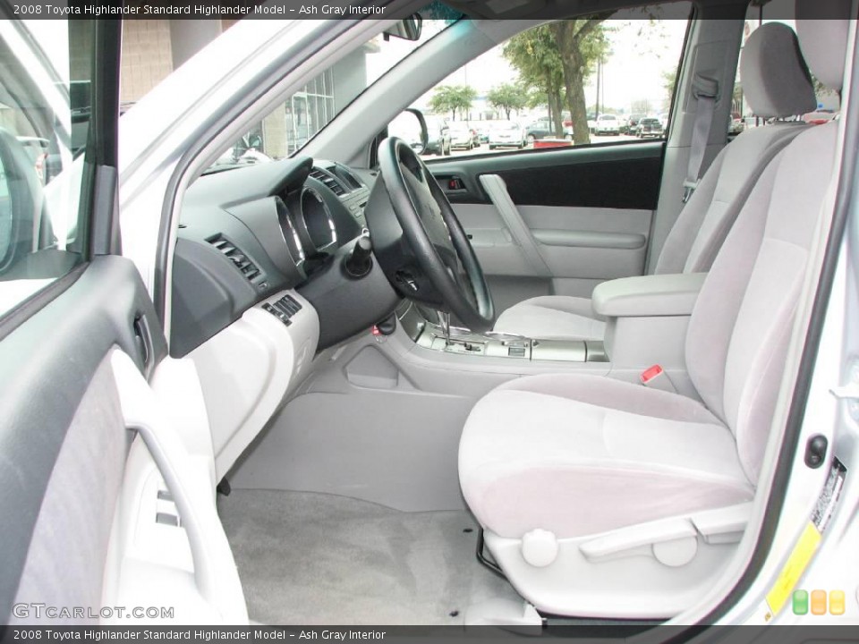 Ash Gray Interior Photo for the 2008 Toyota Highlander  #3608137