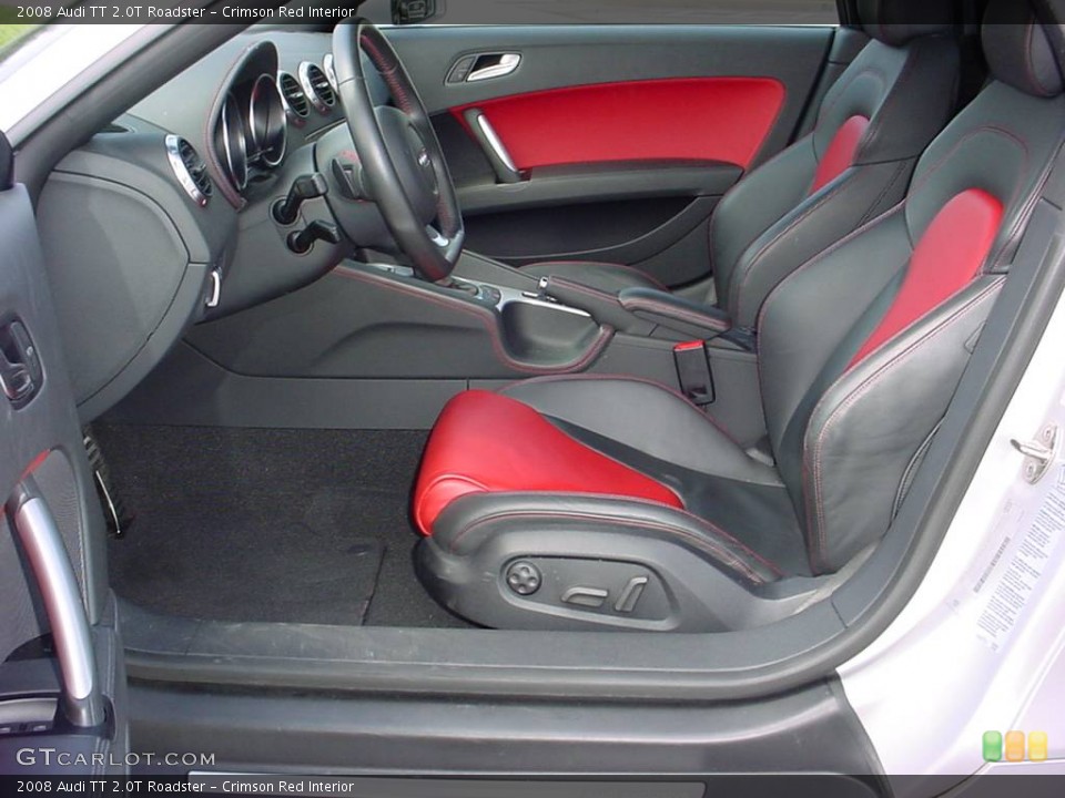 Crimson Red Interior Photo for the 2008 Audi TT 2.0T Roadster #361066