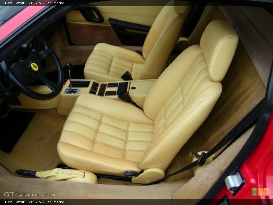 Tan Interior Photo for the 1989 Ferrari 328 GTS #3618250