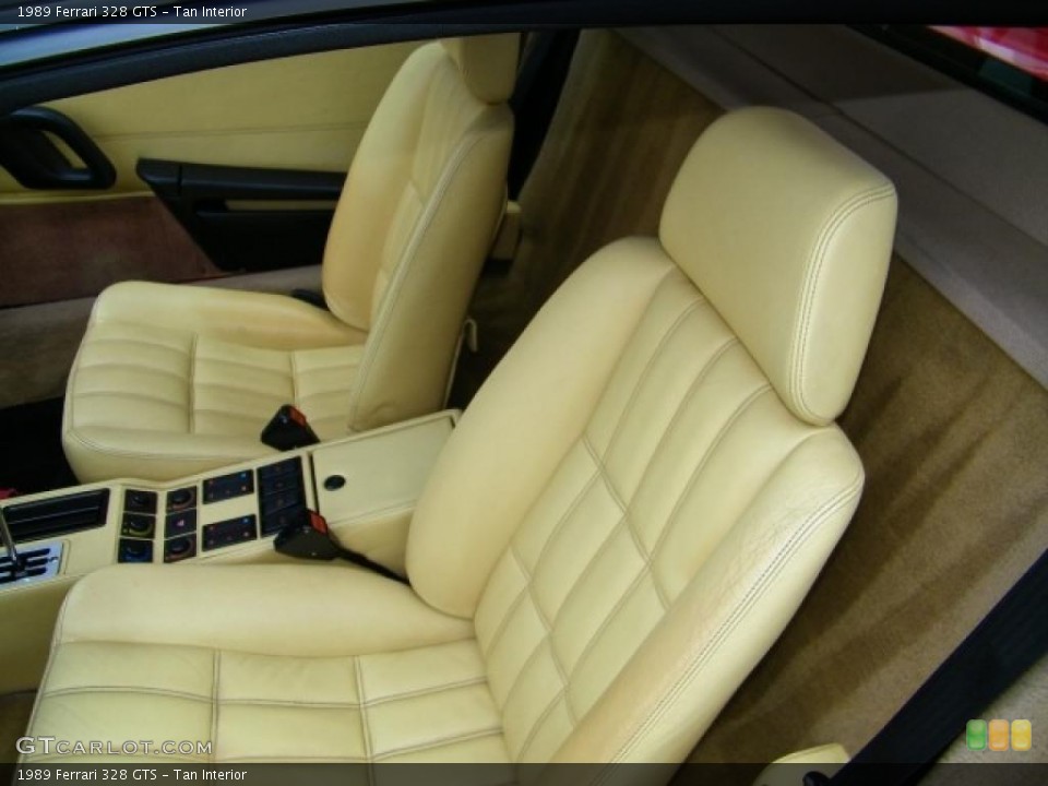 Tan Interior Photo for the 1989 Ferrari 328 GTS #3618255