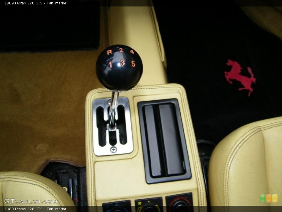 Tan Interior Transmission for the 1989 Ferrari 328 GTS #3618280
