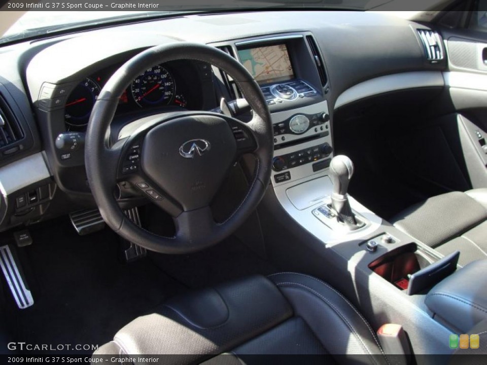 Graphite Interior Dashboard for the 2009 Infiniti G 37 S Sport Coupe #36286093