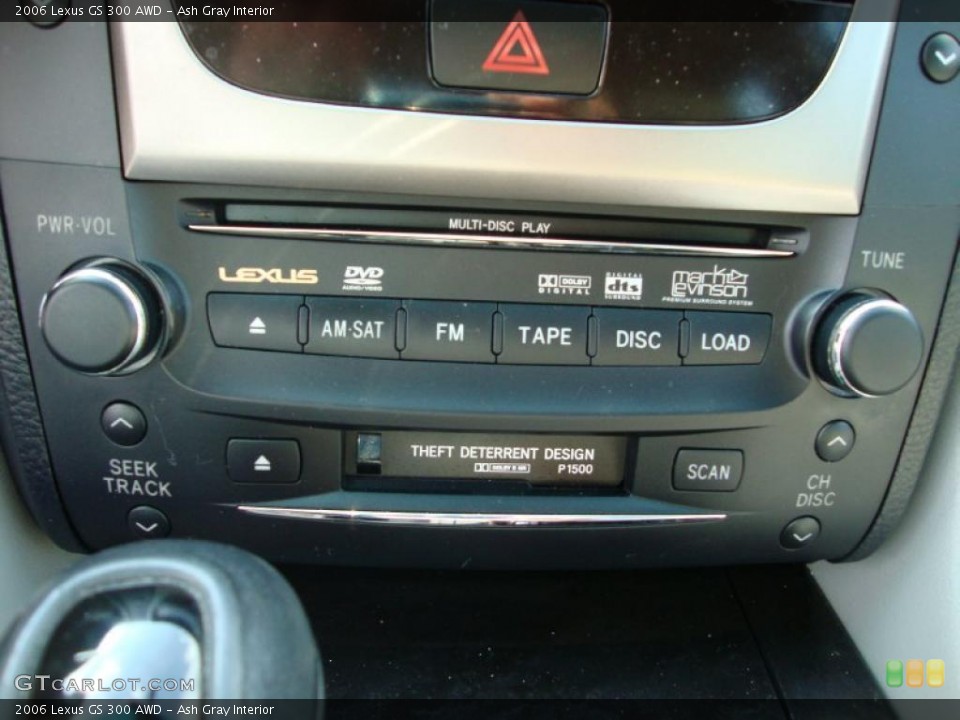 Ash Gray Interior Controls for the 2006 Lexus GS 300 AWD #36371930