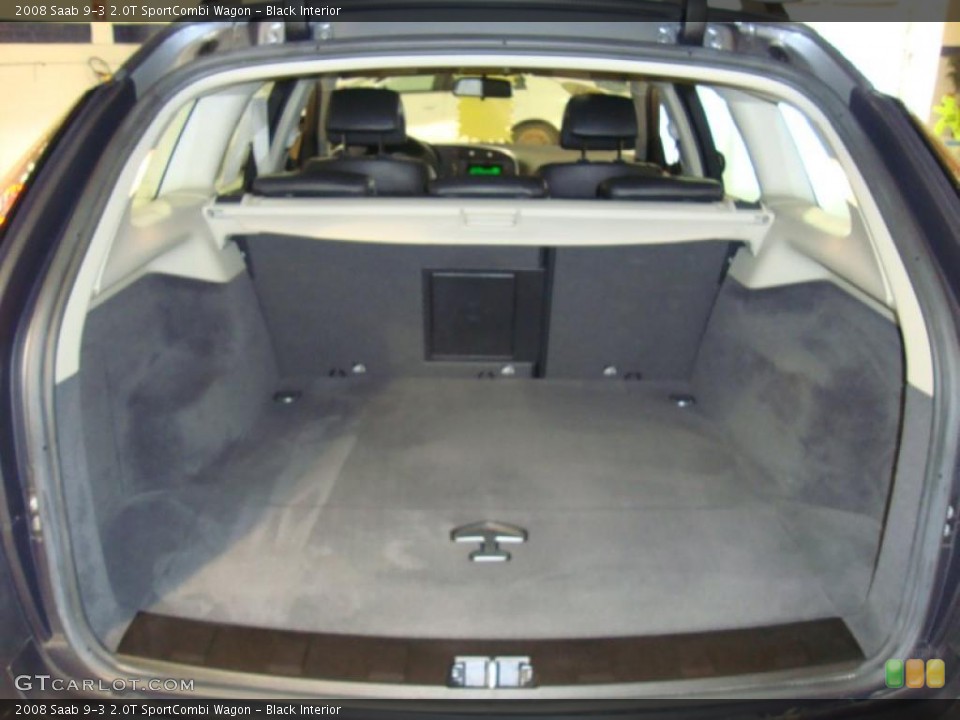 Black Interior Trunk for the 2008 Saab 9-3 2.0T SportCombi Wagon #36542628