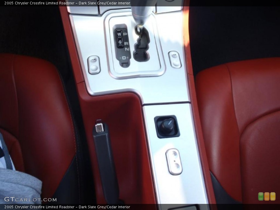 Dark Slate Grey/Cedar Interior Controls for the 2005 Chrysler Crossfire Limited Roadster #36740124