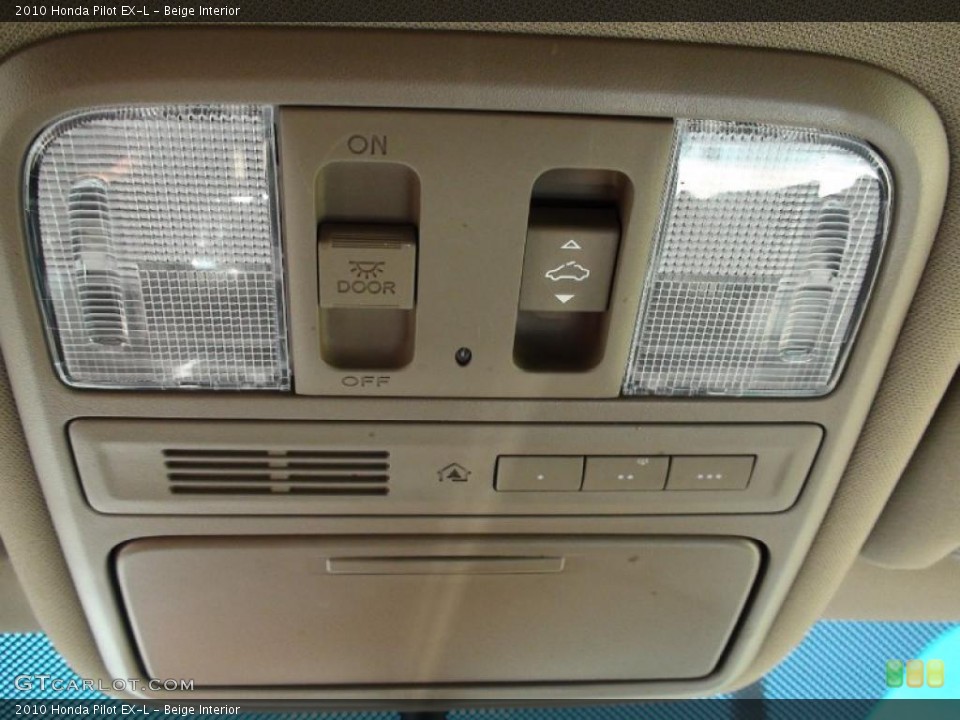 Beige Interior Controls for the 2010 Honda Pilot EX-L #36759849