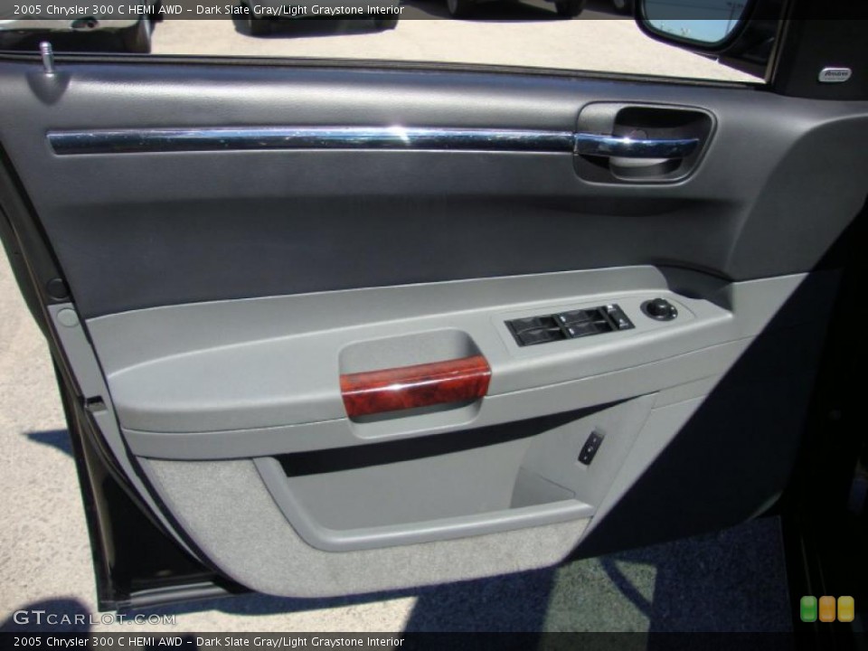 Dark Slate Gray/Light Graystone Interior Door Panel for the 2005 Chrysler 300 C HEMI AWD #36780931