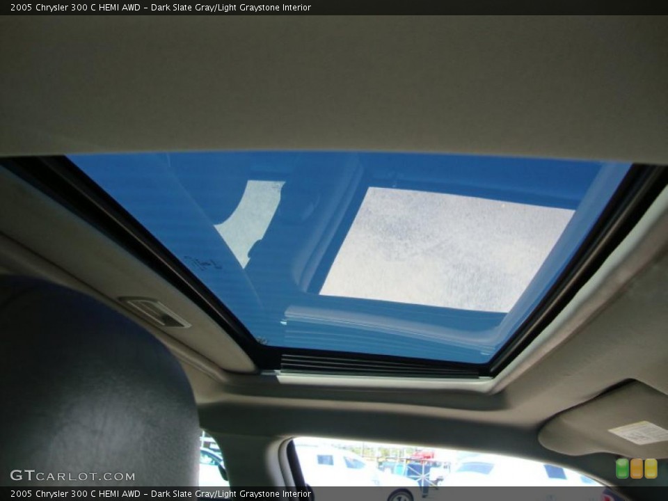 Dark Slate Gray/Light Graystone Interior Sunroof for the 2005 Chrysler 300 C HEMI AWD #36781075