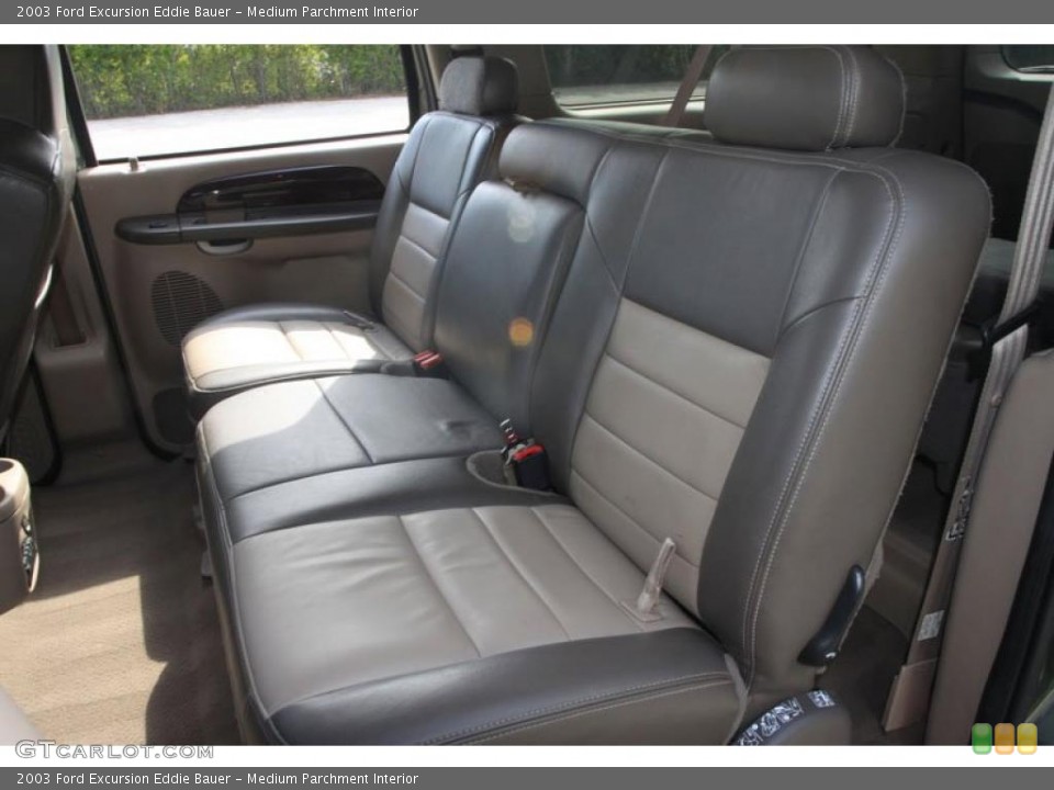 Medium Parchment Interior Rear Seat for the 2003 Ford Excursion Eddie Bauer #36809529