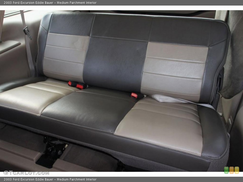 Medium Parchment Interior Rear Seat for the 2003 Ford Excursion Eddie Bauer #36809797
