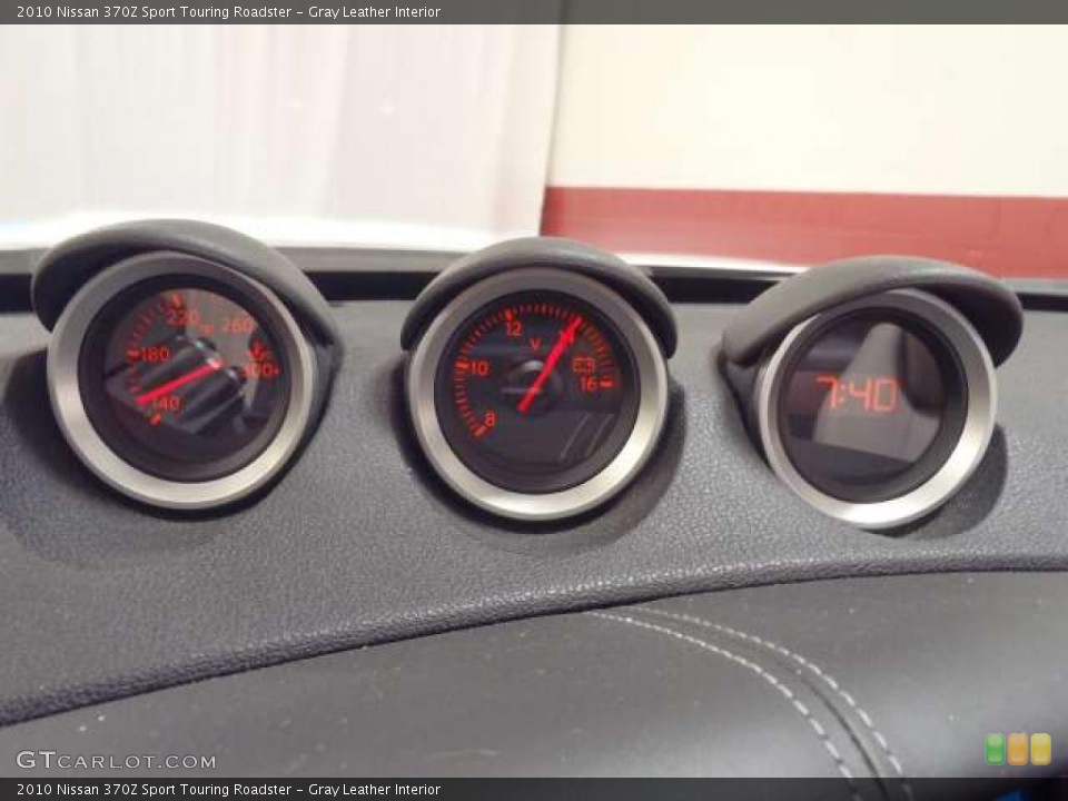 Gray Leather Interior Gauges for the 2010 Nissan 370Z Sport Touring Roadster #36855384